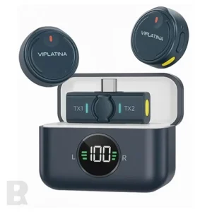 میکروفن وایرلس تایپ سی ویپلاتینا مدل vr11 viplatina