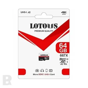 رم میکرو 64 گیگ لوتوس مدل Lotous RAM a2 u3 667x 64g
