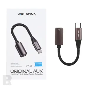 کابل تبدیل Type-C به جک 3.5 VIPLATINA مدل VX13