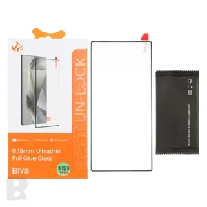 گلس فول چسب بیوا biva samsung s23ultra